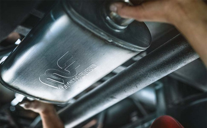 MagnaFlow Muffler MAG 409SS 5x5x14 2.50 - Bull Strap