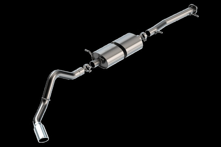 Borla 20-22 Chevrolet/GMC Silverado/Sierra 6.6L T-304 SS Cat-Back S-Type Exhaust - Brushed - Bull Strap