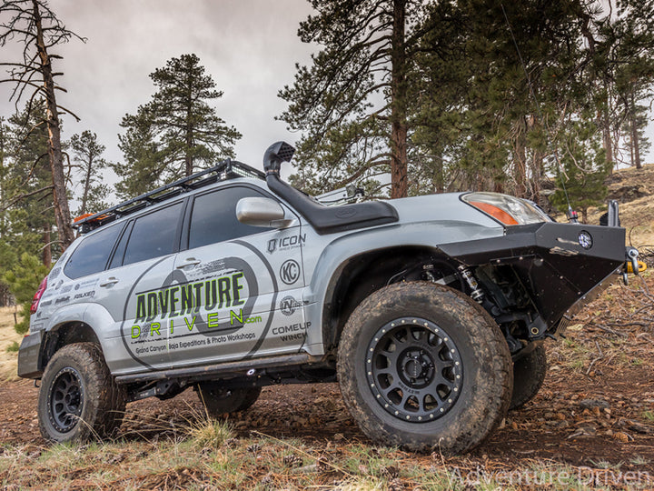 ICON 03-09 Lexus GX470 0-3.5in Stage 5 Suspension System w/Tubular UCA - Bull Strap