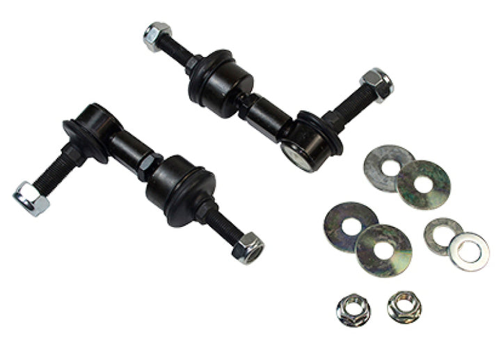 Whiteline 7/2006-12/2009 1/2010+ Mazda Speed3 Rear 12mm Ball Stud Adj X HD Sway Bar Link Assembly - Bull Strap