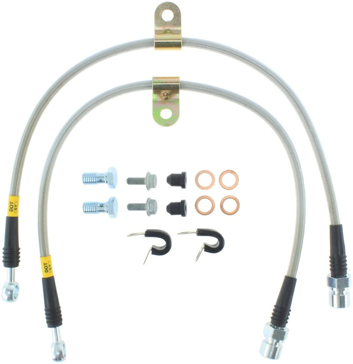 StopTech Stainless Steel Front Brake lines for Chrysler - Bull Strap