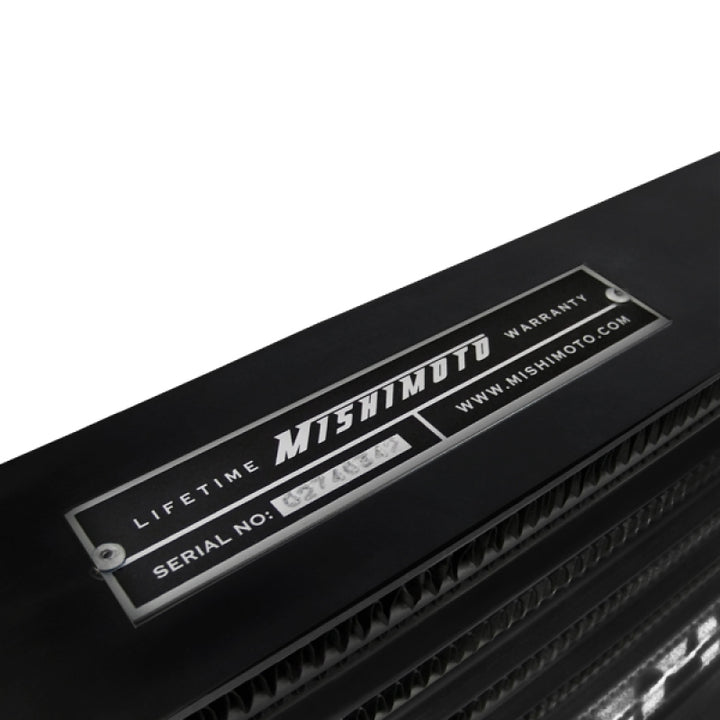Mishimoto Universal Black M Line Bar & Plate Intercooler - Bull Strap