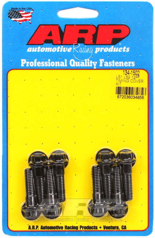 ARP 12pt Timing Cover Bolt Kit Chevy LS1 - LS2 - Bull Strap