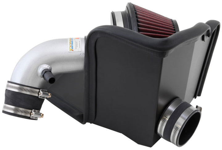K&N 12-13 Honda Civic 1.8L L4 Silver Typhoon Intake - Bull Strap