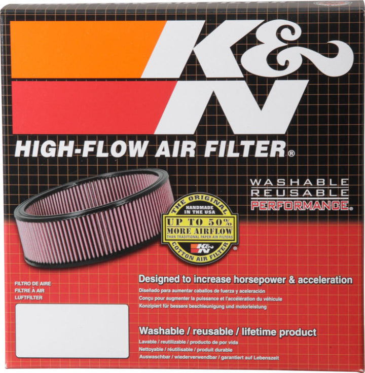 K&N 09+ Nissan GTR Drop In Air Filter - Bull Strap