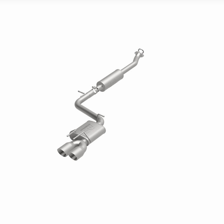 MagnaFlow CatBack 18-19 Toyota Camry SE 2.5L Street Series Single Exit Polished Stainless Exhaust - Bull Strap