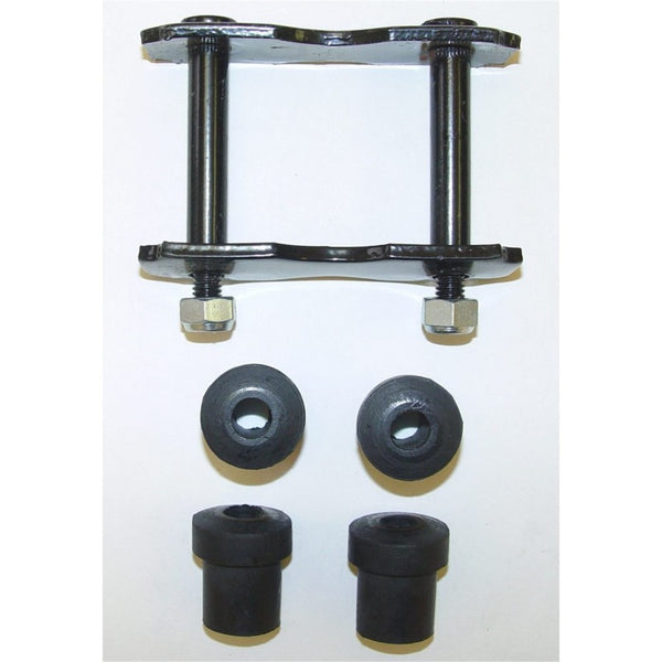 Omix Front Spring Shackle Kit 76-86 Jeep CJ Models - Bull Strap