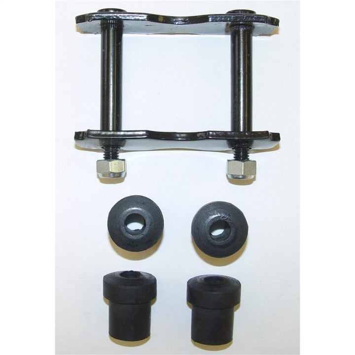 Omix Front Spring Shackle Kit 76-86 Jeep CJ Models - Bull Strap