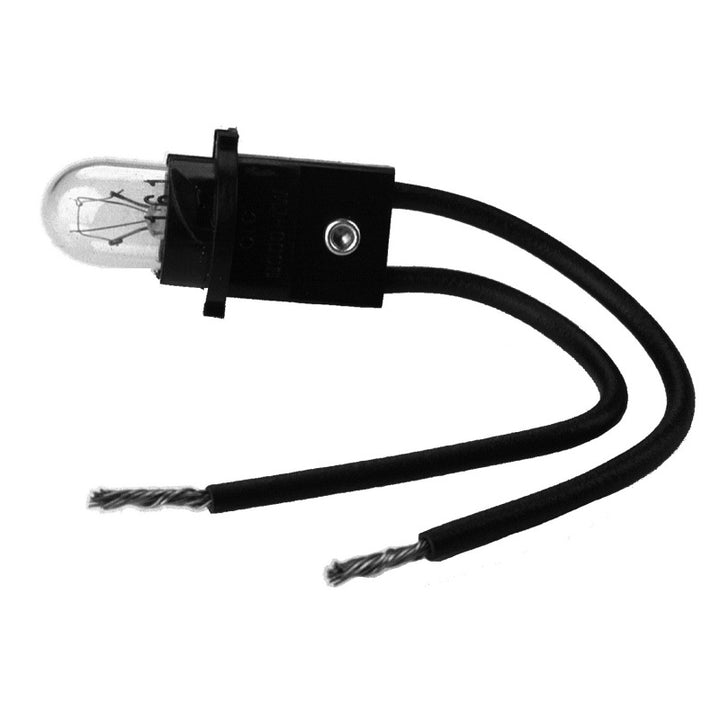Autometer T3 2.7W/4.6W/4.9W Wedge Twist In Light Bulb/Socket Assembly - Bull Strap