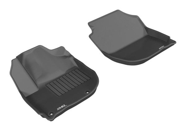 3D MAXpider 2015-2020 Honda Fit/Hr-V Kagu 1st Row Floormat - Black - Bull Strap