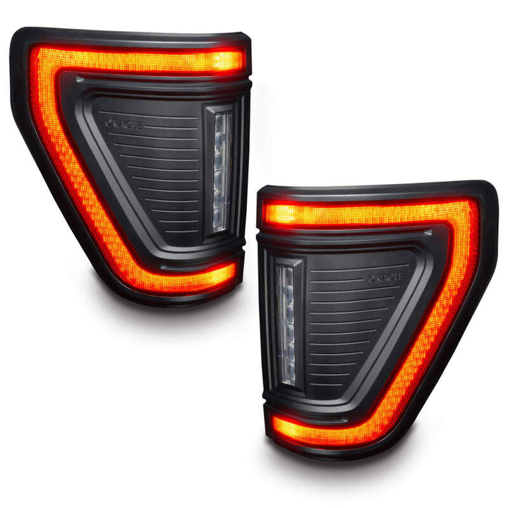 Oracle Lighting 21-24 Ford F-150 Flush Style LED Tail Lights - Bull Strap