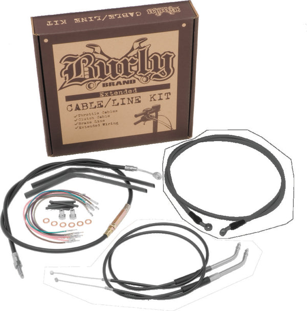 Burly Brand Control Kit 12 Ape Fxd - Bull Strap