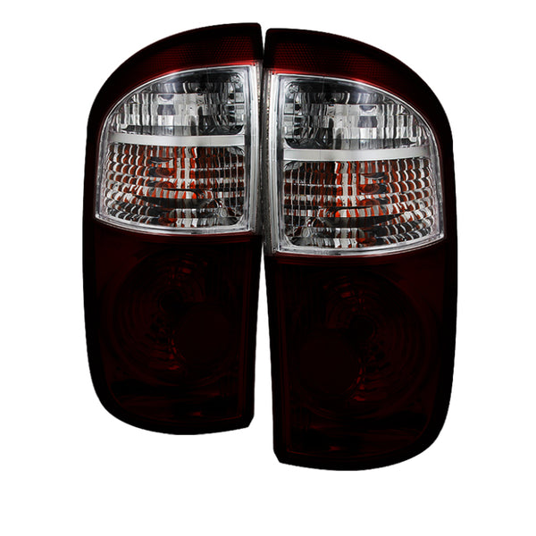 xTune Toyota Tundra Double Cab 04-06 OEM Style Tail Lights Red Smoked ALT-JH-TTU04-OE-RSM - Bull Strap
