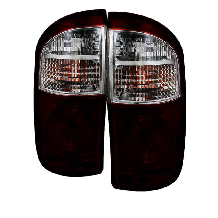 xTune Toyota Tundra Double Cab 04-06 OEM Style Tail Lights Red Smoked ALT-JH-TTU04-OE-RSM - Bull Strap