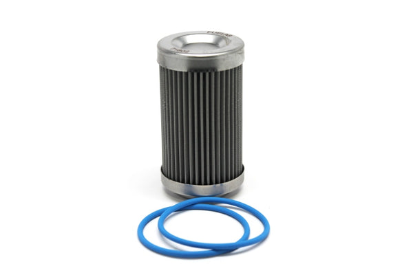 Fuelab 6 Micron Micro-Fiberglass Replacement Element - 3in w/2 O-Rings & Instructions - Bull Strap