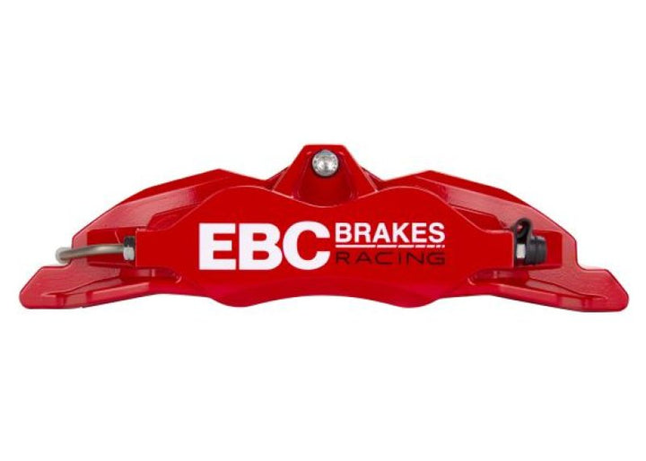 EBC Racing 05-11 Ford Focus ST (Mk2) Front Left Apollo-4 Red Caliper - Bull Strap