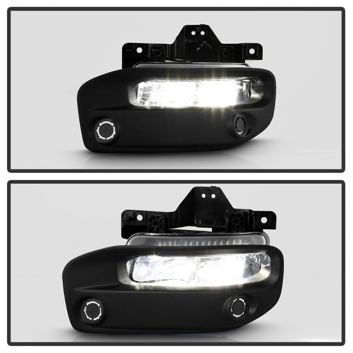 Spyder 19-22 Dodge Ram 2500/3500 OEM Full LED Fog Lights w/Universal Switch - Bull Strap