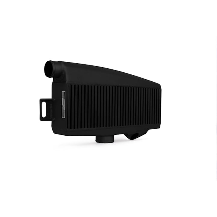 Mishimoto Subaru 02-07 WRX/04-07 STi Top-Mount Intercooler Kit - Powder Coated Black & Black Hoses - Bull Strap