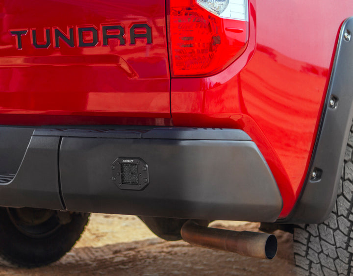 Rigid Industries D Series PRO Midnight Edition - Spot - Diffused - Pair - Bull Strap