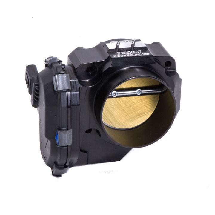 BBK 17-20 Ford F150 Raptor 3.5L EcoBoost 73mm Black Series Billet Throttle Body (CARB EO 17-19 Only) - Bull Strap