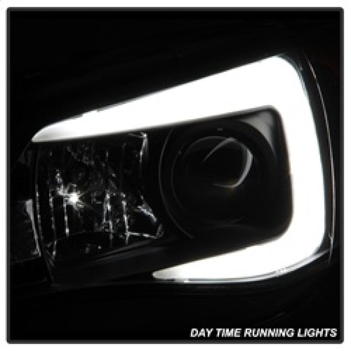 Spyder Subaru WRX 08-09 Projector Headlights - Halogen Model Only - Black PRO-YD-SWRX08-LBDRL-BK - Bull Strap