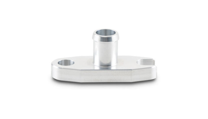 Vibrant Oil Drain Flange w/5/8in OD Male Neck (for T3/T4 & GT40-GT55 Turbos) - Bull Strap
