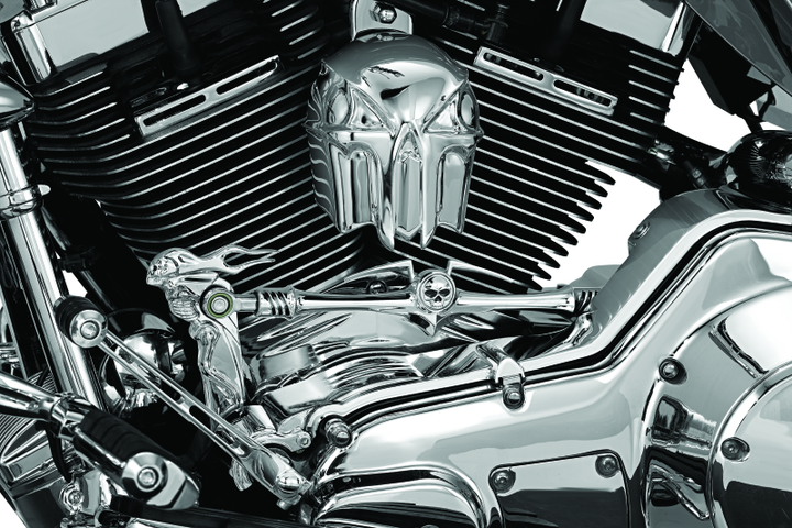 Kuryakyn Zombie Shift Linkage Chrome - Bull Strap