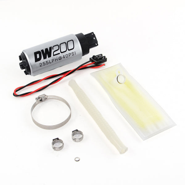 DeatschWerks 92-95 BMW E36 325i DW200 255 LPH In-Tank Fuel Pump w/ Install Kit - Bull Strap