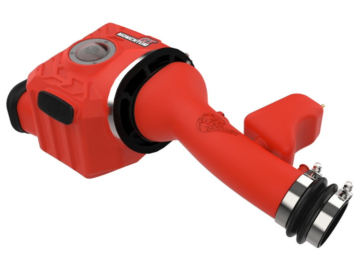 aFe Momentum GT Red Edition Cold Air Intake System w/ Pro DRY S Filt Toyota FJ Cruiser 07-23 V6-4.0L - Bull Strap