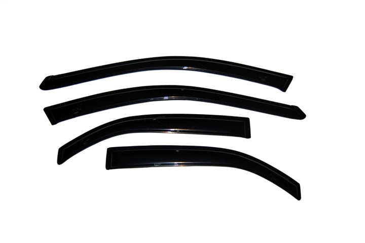 AVS 02-06 Toyota Camry Ventvisor Outside Mount Window Deflectors 4pc - Smoke - Bull Strap