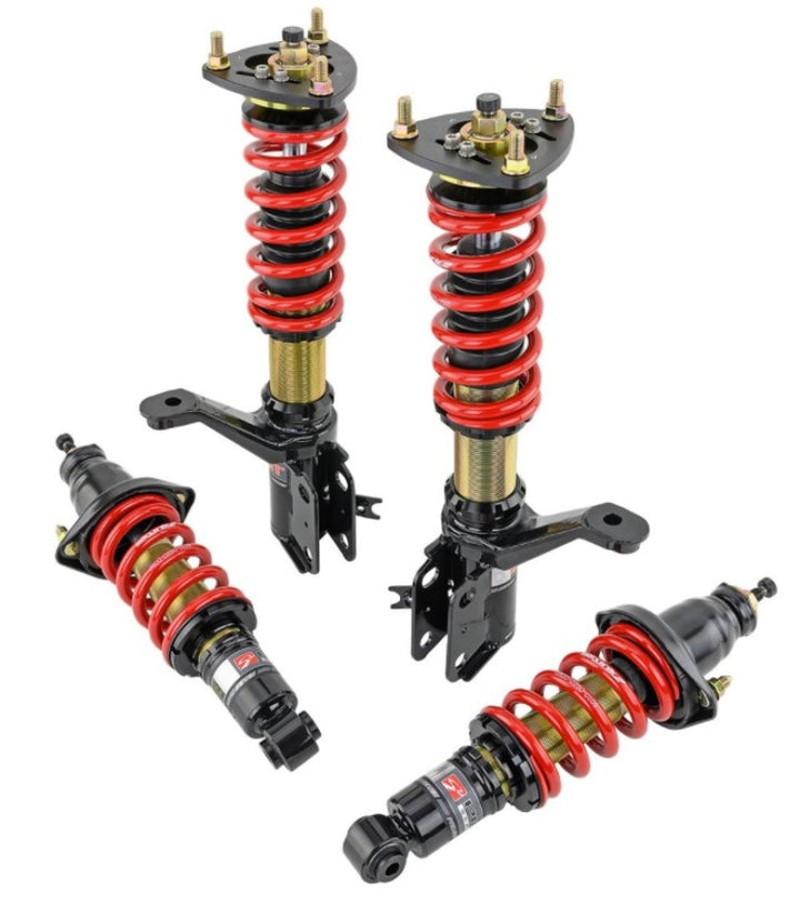 Skunk2 01-05 Honda Civic / 01-05 Acura Integra Pro-ST Coilovers (Front 10 kg/mm - Rear 10 kg/mm) - Bull Strap