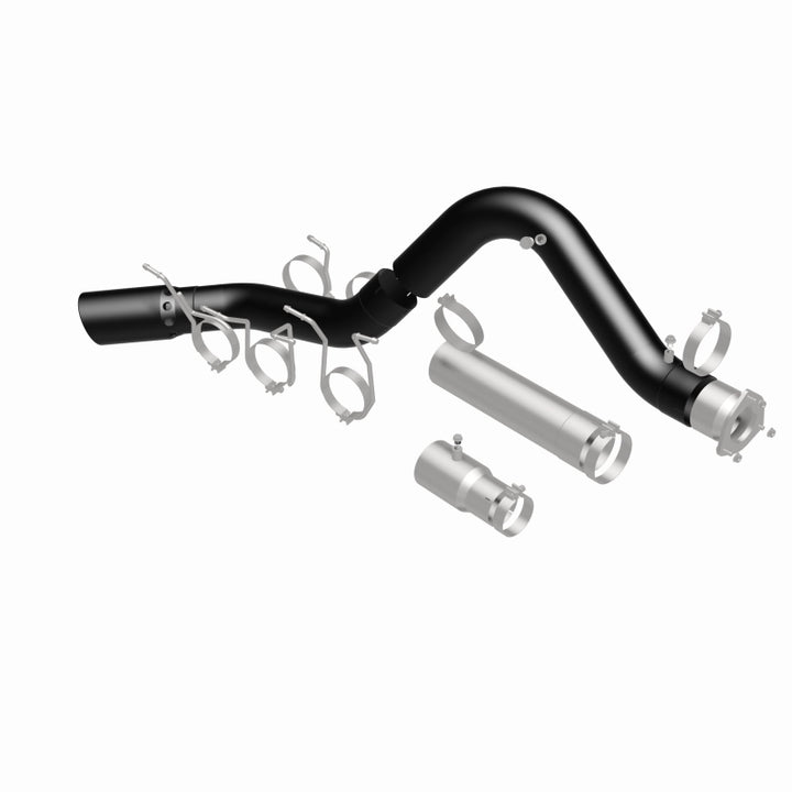 MagnaFlow 2024+ Chevy Silverado 2500HD/3500HD Black Series Filter-Back Performance Exhaust - Bull Strap