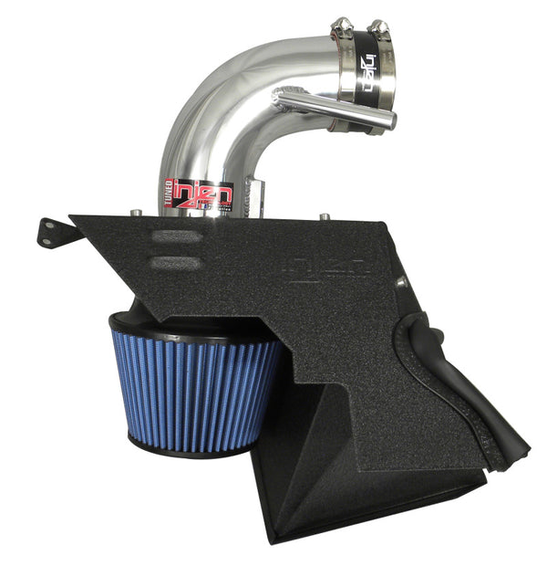 Injen 2013+ Hyundai Genesis Coupe (3.8L ONLY) V6 Polished Short Ram Intake w/ Heat Shield & Cover - Bull Strap
