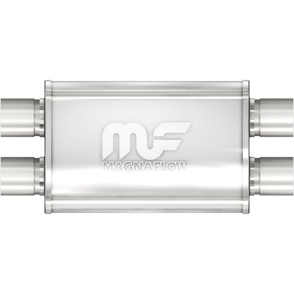 MagnaFlow Muffler Mag SS 14X4X9 2.25 D/D - Bull Strap