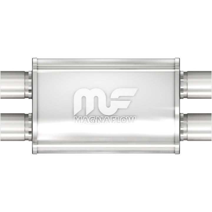 MagnaFlow Muffler Mag SS 14X4X9 2.5 D/D - Bull Strap
