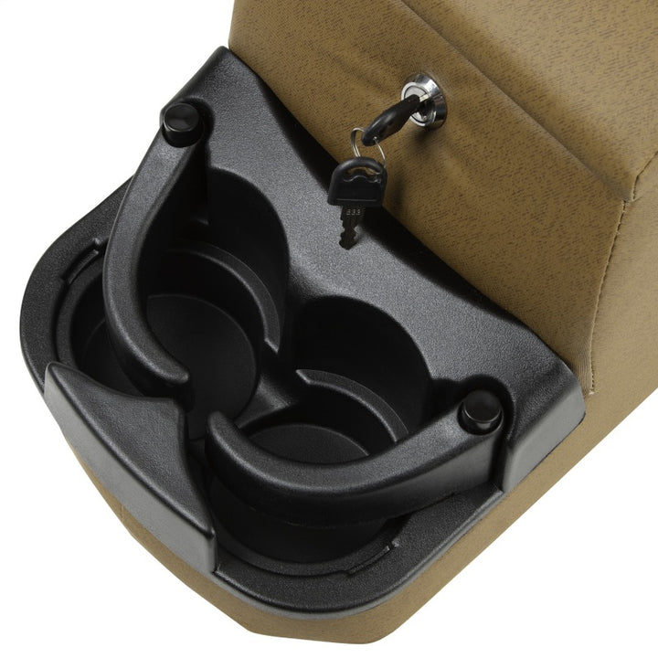 Rampage 1976-1983 Jeep CJ5 Deluxe Locking Center Console - Spice - Bull Strap