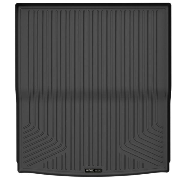 Husky Liners 21-23 Tahoe/Yukon Weatherbeater Cargo Liner Behind 2rd Row Over Folded 3rd Row - Black - Bull Strap