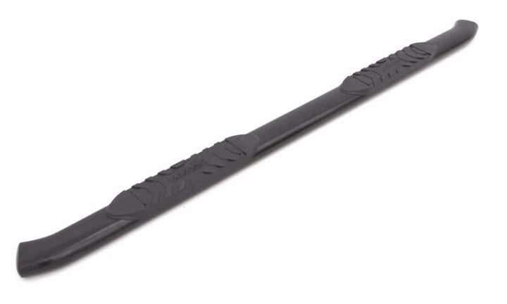 Lund 15-18 Ford F-150 SuperCrew 5in. Oval Curved Steel Nerf Bars - Black - Bull Strap