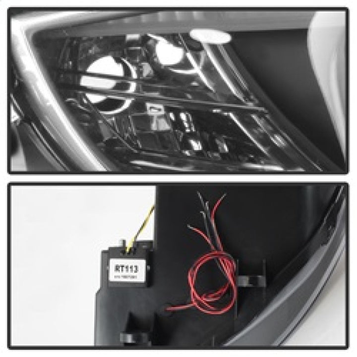 Spyder BMW Z4 03-08 Projector Headlights Halogen Model Only - LED Halo Black PRO-YD-BMWZ403-HL-BK - Bull Strap