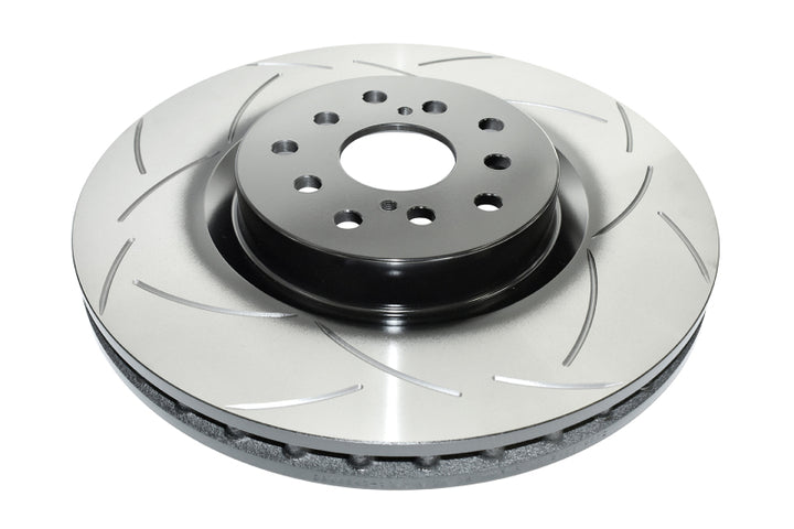 DBA 02-09 Subaru WRX STi 10 Stud Hole Front Slotted Street Series Rotor - Bull Strap