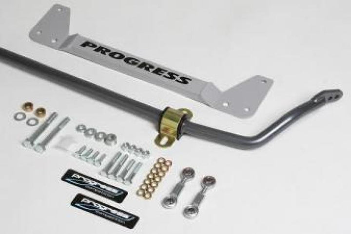 Progress Tech 02-06 Acura RSX Rear Sway Bar (24mm - Adjustable w/ End Links and Bar Brace) - Bull Strap