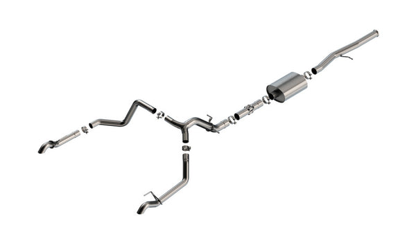 Borla 22-23 Chevrolet Silverado 1500 ZR2 & AT4X 6.2L CC SB 147.5in WB ATAK Cat-Back - Bull Strap