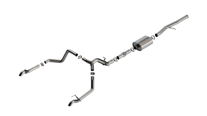 Borla 22-23 Chevrolet Silverado 1500 ZR2 & AT4X 6.2L CC SB 147.5in WB ATAK Cat-Back - Bull Strap