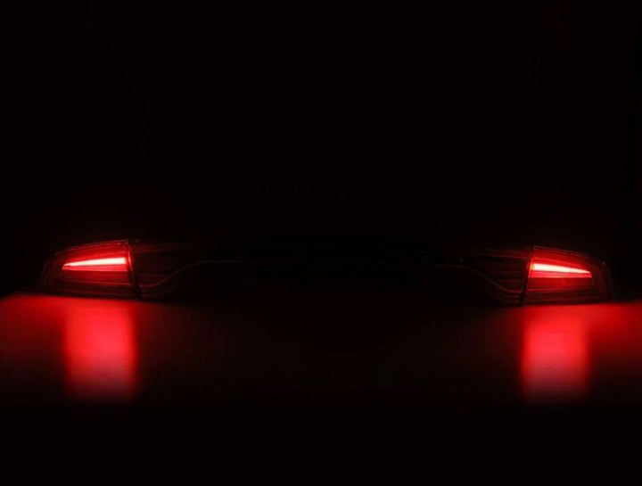 AlphaRex 15-23 Dodge Charger NOVA-Series Prismatic LED Tail Lights Black - Bull Strap