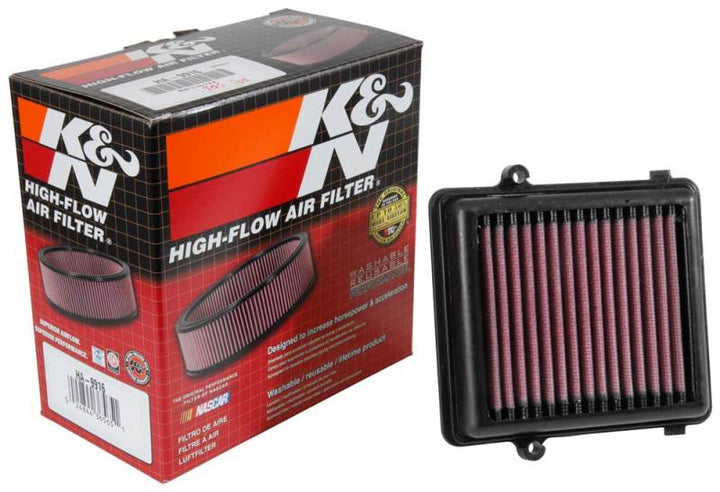 K&N 16-17 Honda CRF1000L Africa Twin 998 Replacement Drop In Air Filter (2 Per Box) - Bull Strap