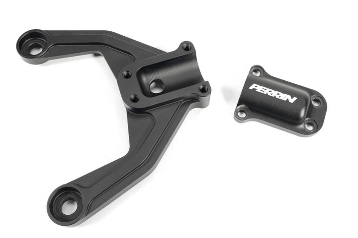 PERRIN 15-21 Subaru WRX/STI Rear Shock Tower Brace - Black - Bull Strap