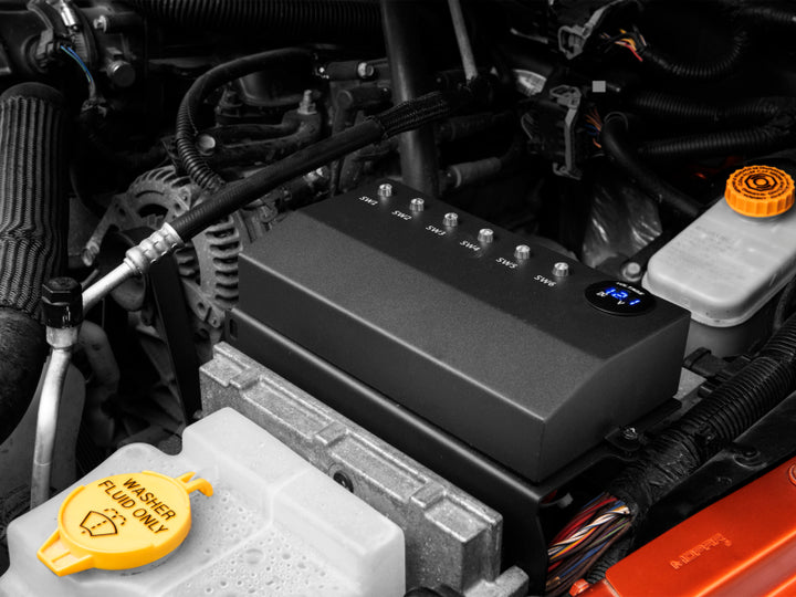 Raxiom 07-18 Jeep Wrangler JK Control Box w/ Switch Panel - Bull Strap