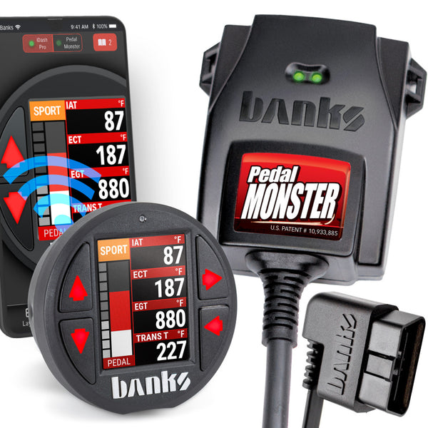 Banks Power Pedal Monster Kit Molex MX64 6 Way With iDash Pro - Bull Strap