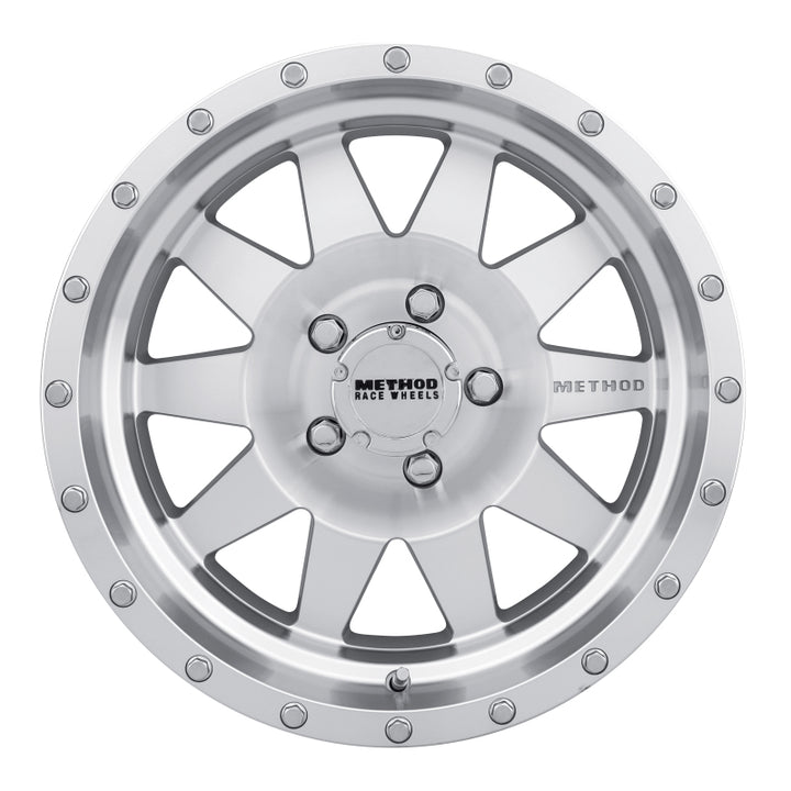 Method MR301 The Standard 15x7 -6mm Offset 5x4.5 83mm CB Machined/Clear Coat Wheel - Bull Strap