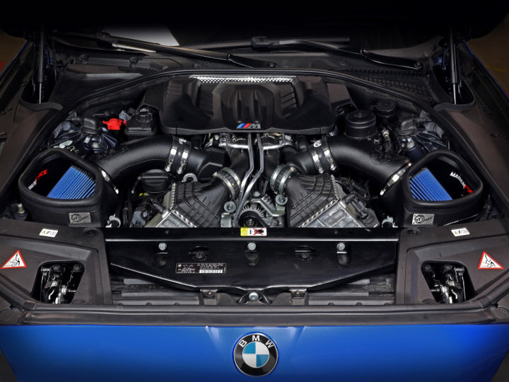 aFe POWER Magnum FORCE Stage-2 Pro 5R Cold Air Intake System 12-19 BMW M5 (F10) / M6 (F12/13) - Bull Strap